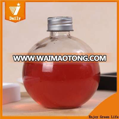 DAILY 250ML ball shaped water bottle glass wholesale