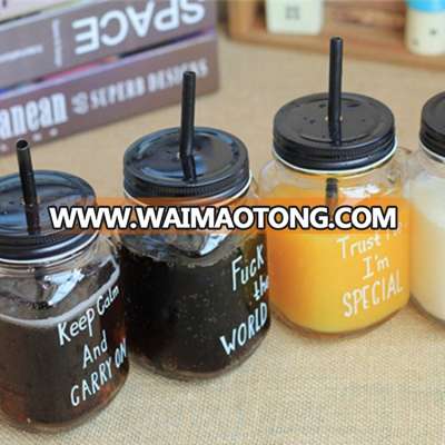 DAILY Accept Customize 4oz/16oz/20oz/100ml/150ml/600ml Glass mason jar with handle and Straw manufacturer In Wholesale Low MOQ