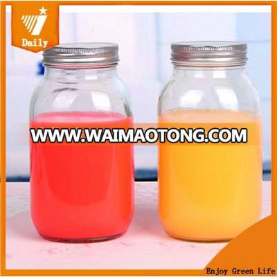 Xuzhou glass manufacturer 250ml 500ml 1000ml food preserve glass jar